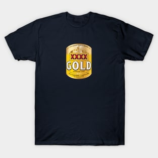 Gold Stubby Logo Beer T-Shirt